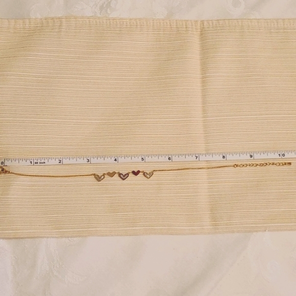 GOLD HEART ANKLE BRACELET - Picture 8 of 9